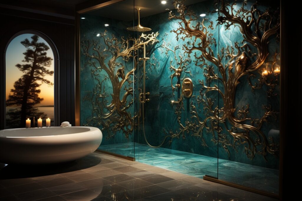 Donnez du style à votre salle de bain avec une douche italienne en mosaïque