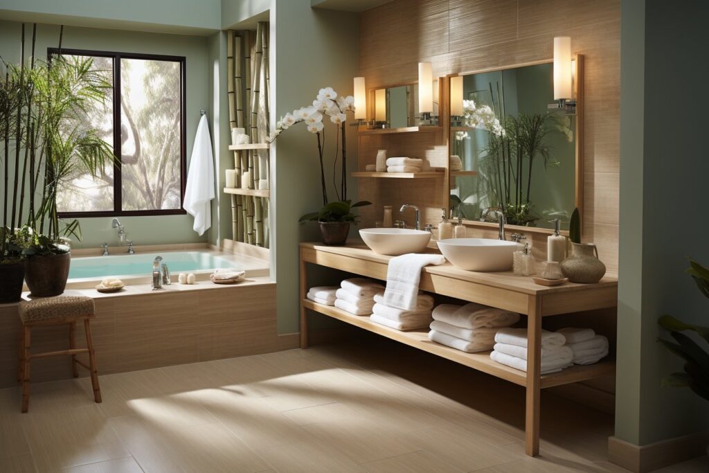 Créez une ambiance apaisante avec une salle de bain zen en bambou