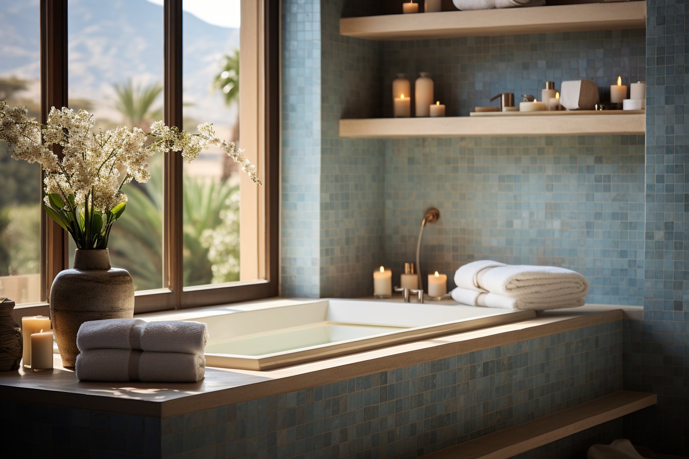 Transformez votre salle de bain avec le zellige bleu - Rénovation & Travaux